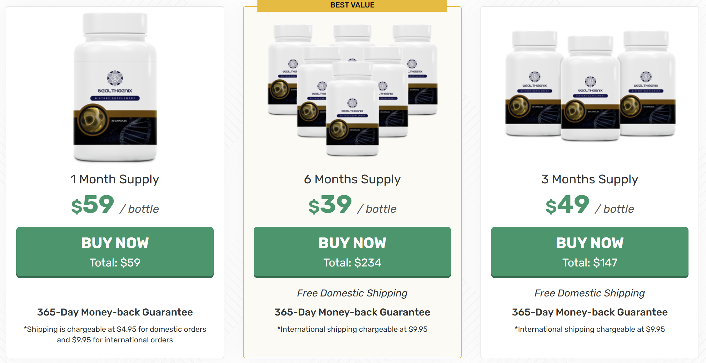 Wealthgenix Pricing